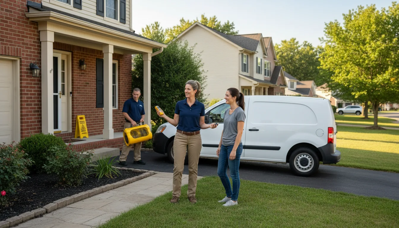 Residential water damage restoration in Youngsville, NC